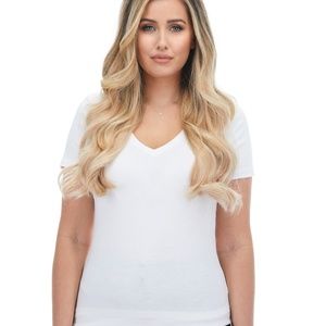 Clip in BELLAMI Silk Seam 140g 18" Butter Blonde (P10/16/60) Hair